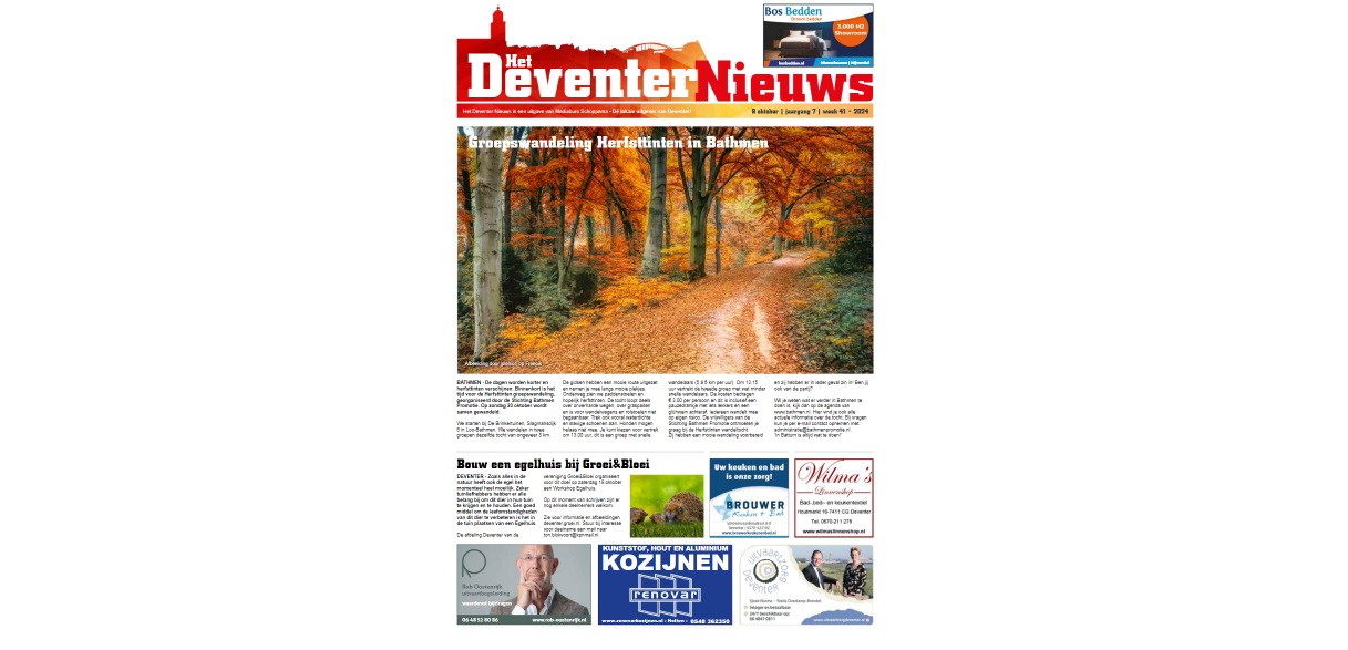 Lees hier het Deventer Nieuws week 41